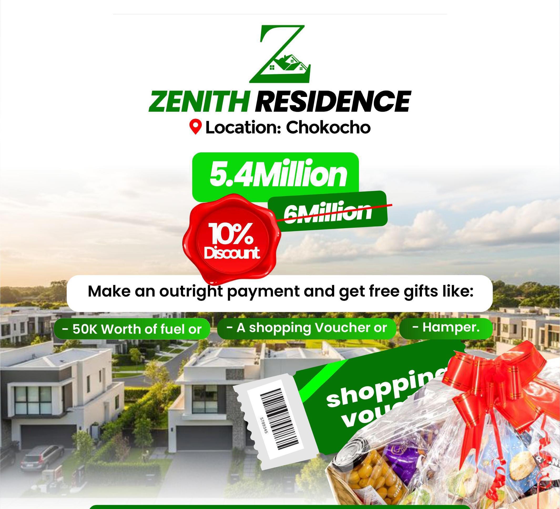 ZENITH RESIDENCE (Land) Chokocho, Rivers State